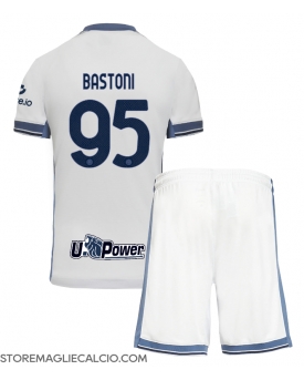 Inter Milan Alessandro Bastoni #95 Maglia Gara Trasferta Repliche 2024-25 Bambino